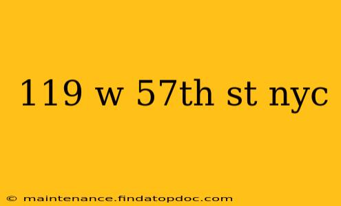 119 w 57th st nyc