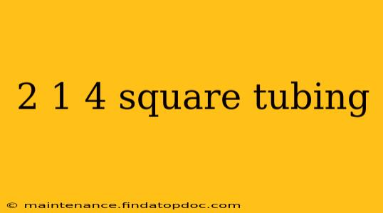 2 1 4 square tubing