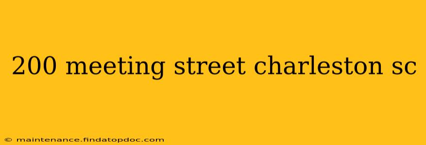 200 meeting street charleston sc