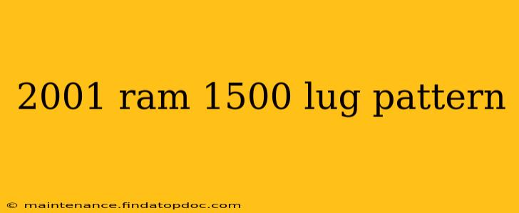 2001 ram 1500 lug pattern