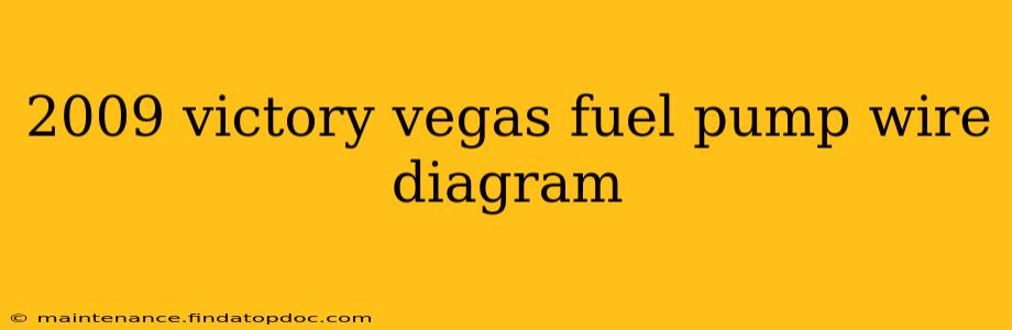 2009 victory vegas fuel pump wire diagram