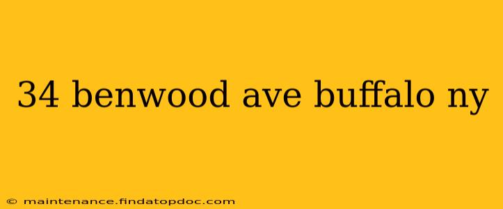 34 benwood ave buffalo ny