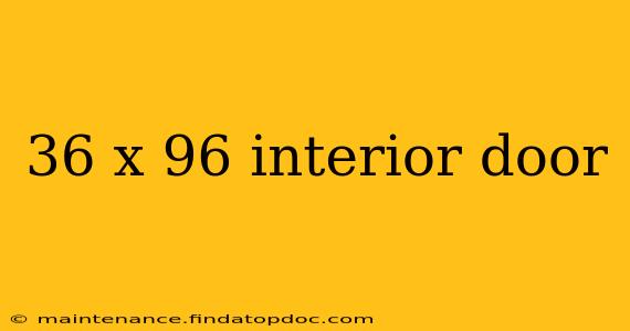 36 x 96 interior door