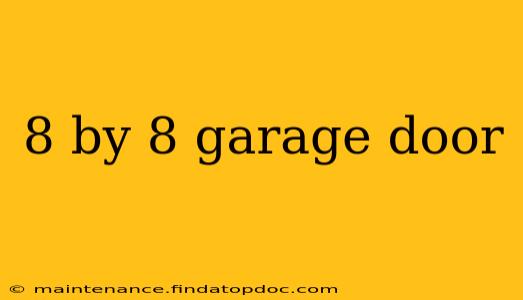 8 by 8 garage door