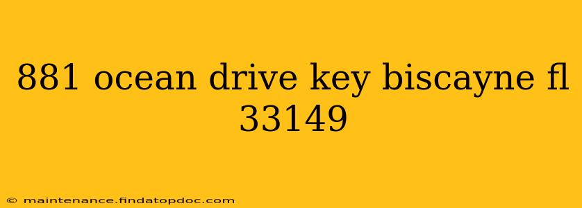 881 ocean drive key biscayne fl 33149