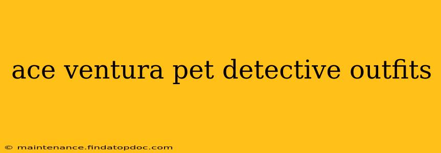 ace ventura pet detective outfits
