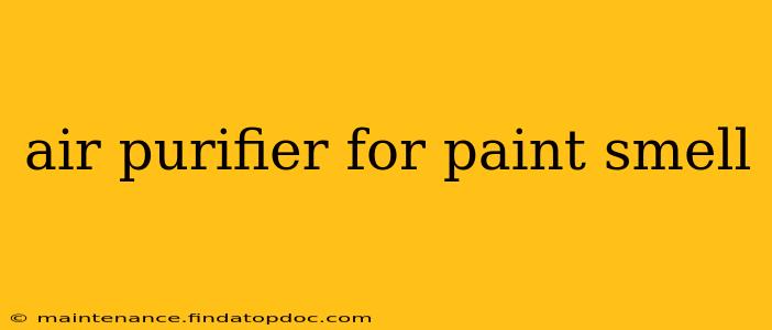 air purifier for paint smell
