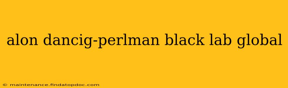 alon dancig-perlman black lab global