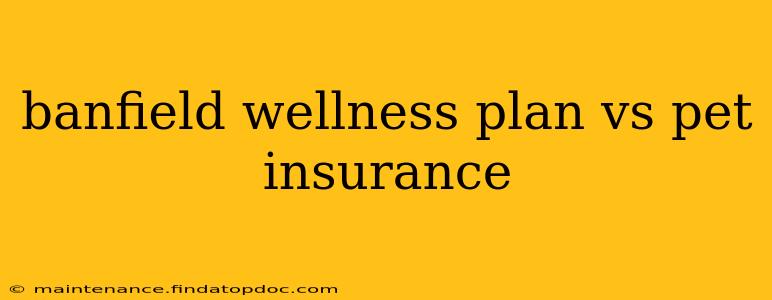 banfield wellness plan vs pet insurance