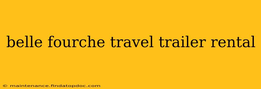 belle fourche travel trailer rental