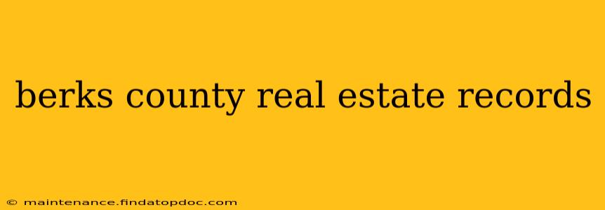 berks county real estate records
