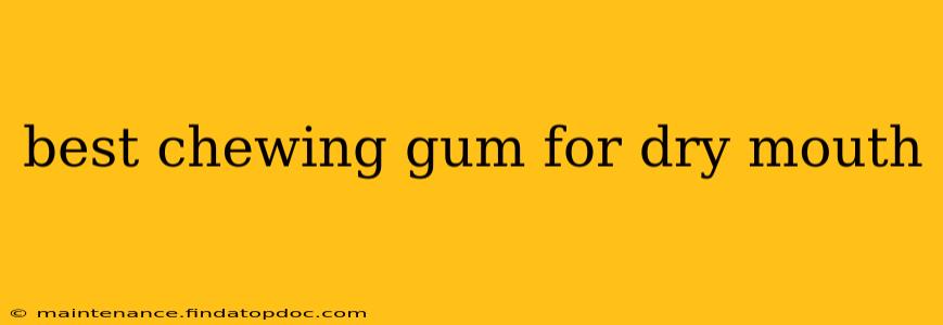 best chewing gum for dry mouth