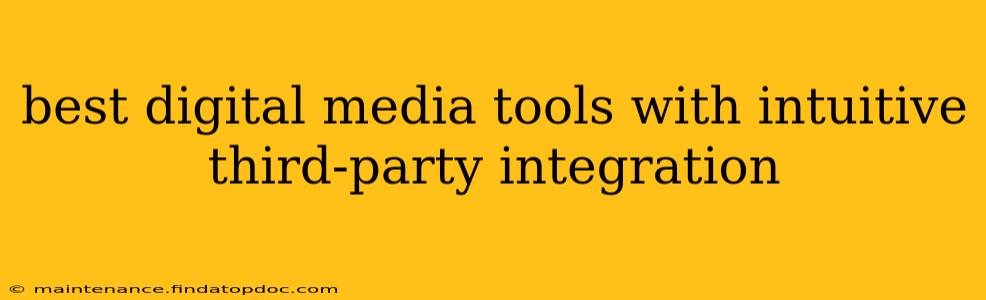 best digital media tools with intuitive third-party integration
