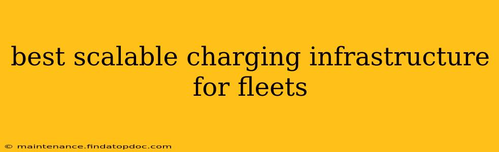 best scalable charging infrastructure for fleets