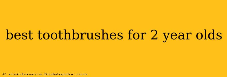 best toothbrushes for 2 year olds