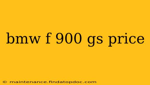 bmw f 900 gs price