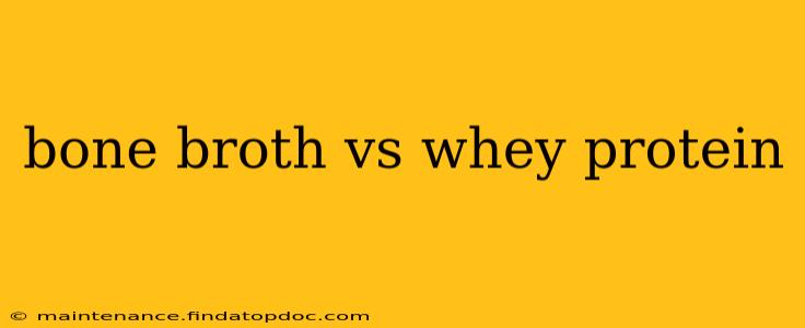 bone broth vs whey protein