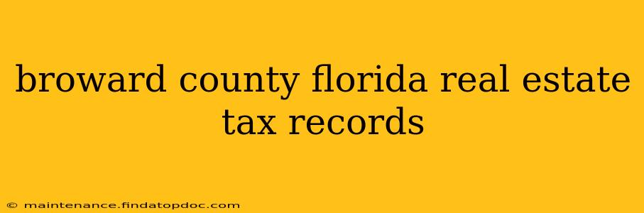 broward county florida real estate tax records