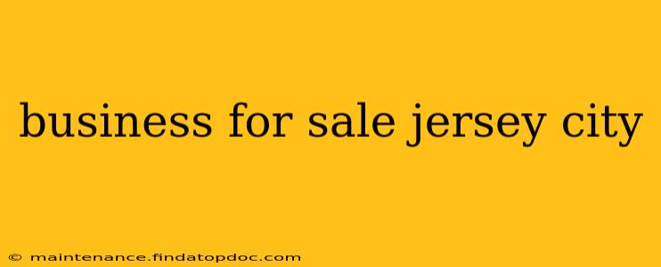 business for sale jersey city