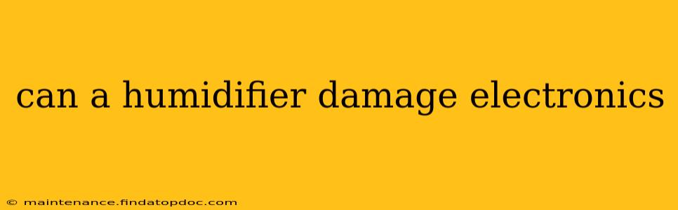 can a humidifier damage electronics