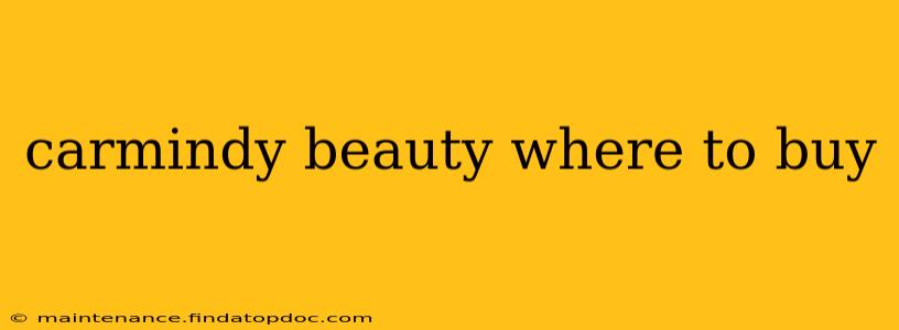 carmindy beauty where to buy