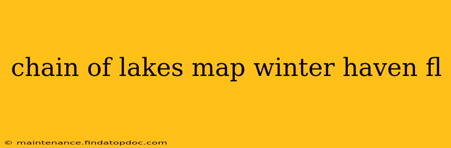chain of lakes map winter haven fl