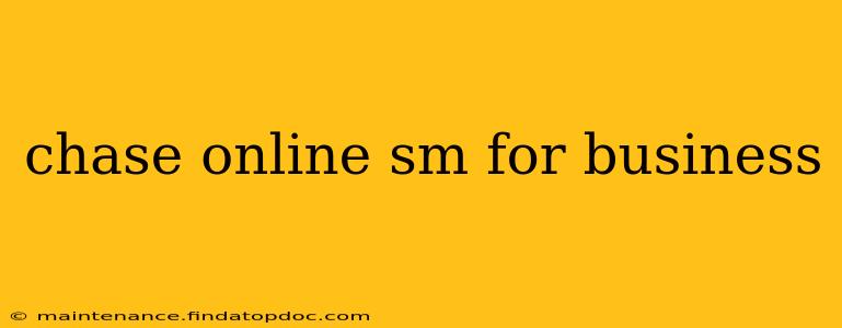 chase online sm for business