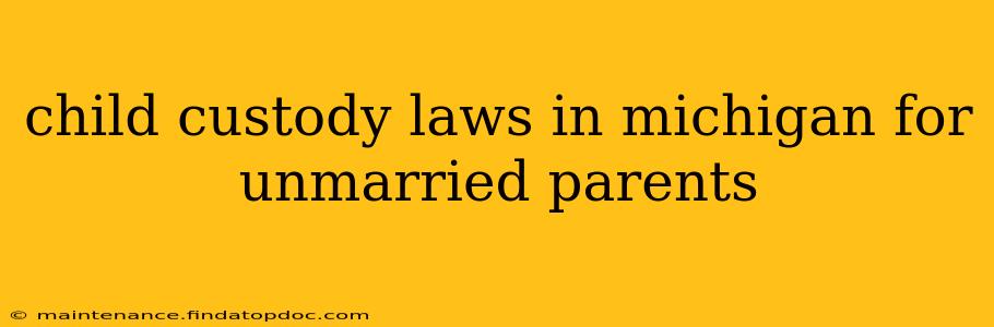 child custody laws in michigan for unmarried parents