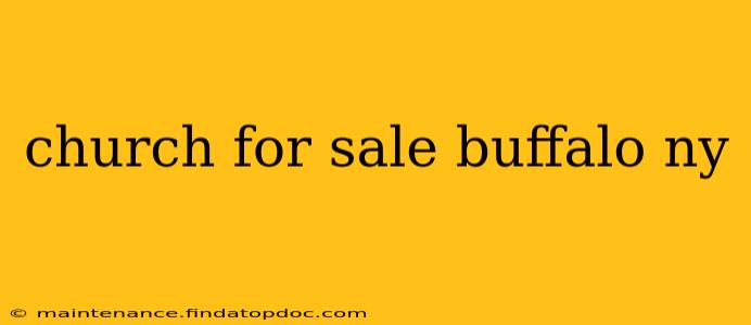 church for sale buffalo ny