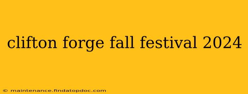 clifton forge fall festival 2024