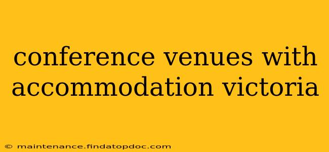 conference venues with accommodation victoria