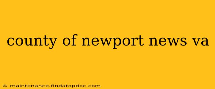 county of newport news va