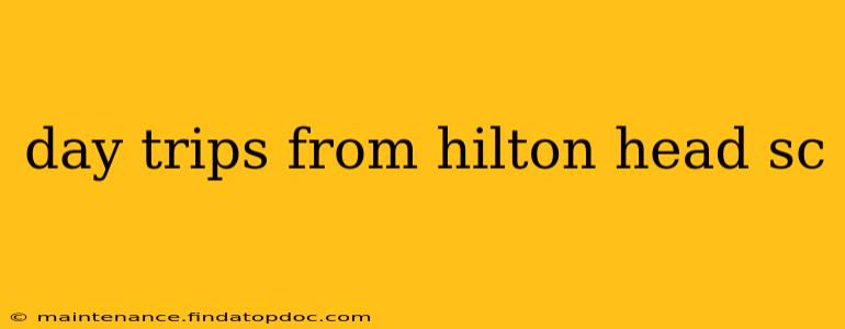 day trips from hilton head sc