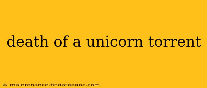 death of a unicorn torrent