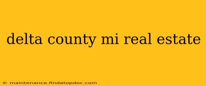 delta county mi real estate