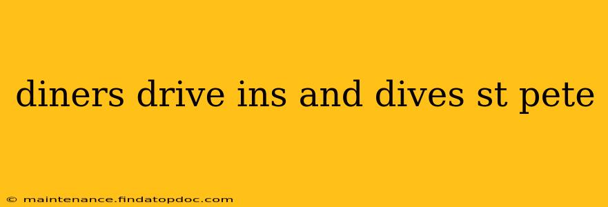 diners drive ins and dives st pete