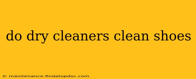 do dry cleaners clean shoes