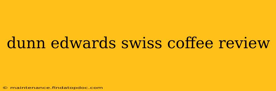 dunn edwards swiss coffee review
