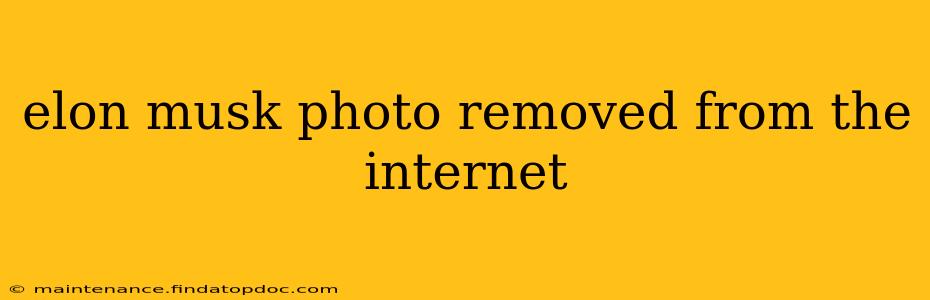 elon musk photo removed from the internet