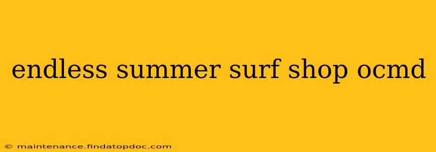 endless summer surf shop ocmd