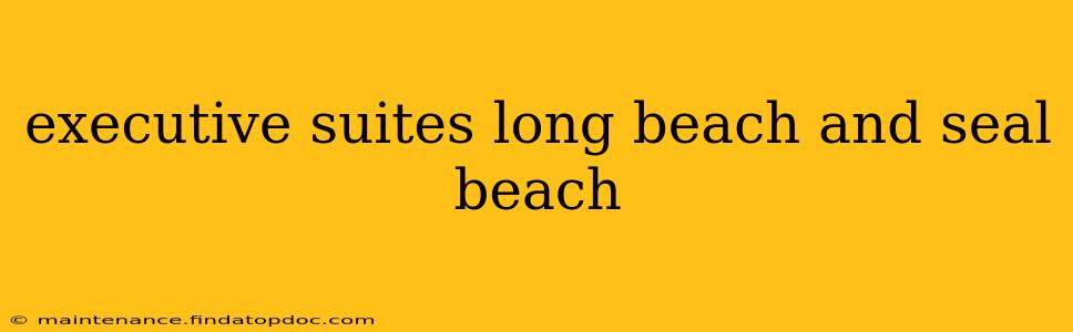 executive suites long beach and seal beach