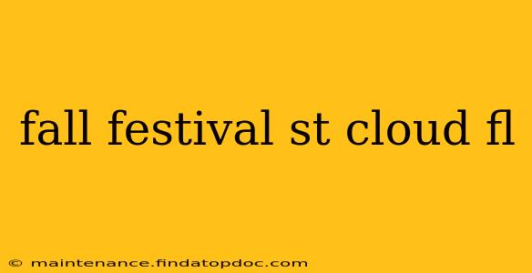 fall festival st cloud fl