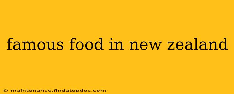 famous food in new zealand