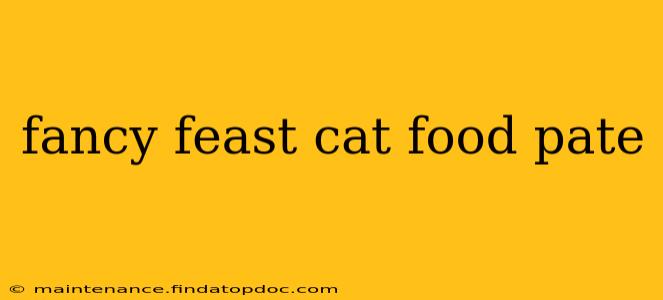 fancy feast cat food pate