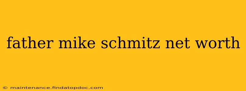 father mike schmitz net worth