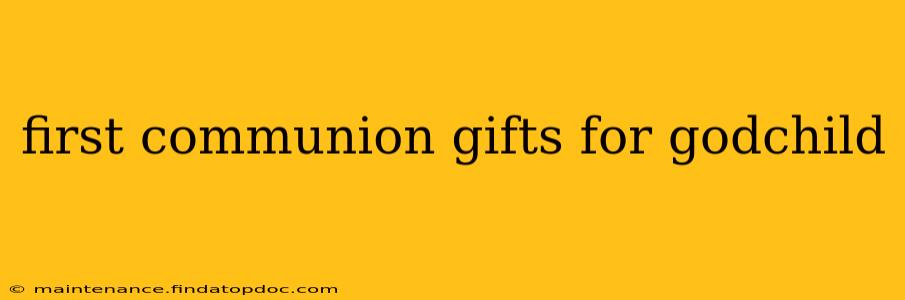first communion gifts for godchild