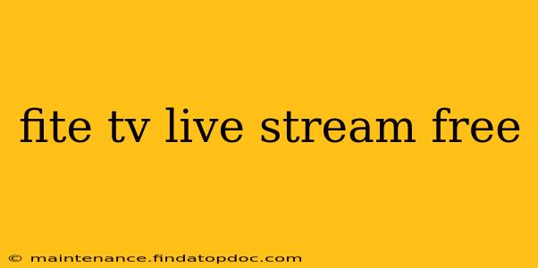 fite tv live stream free