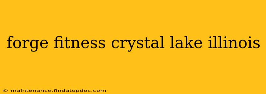 forge fitness crystal lake illinois