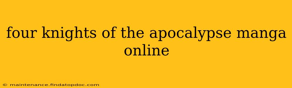 four knights of the apocalypse manga online