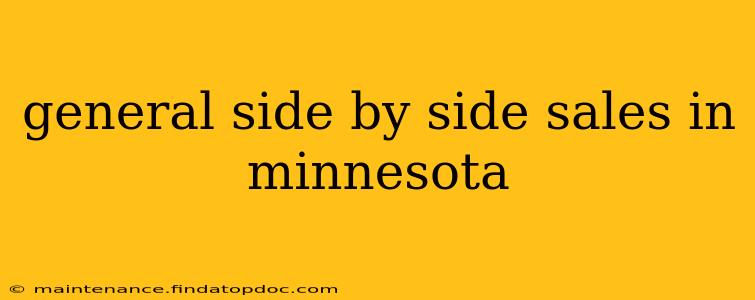 general side by side sales in minnesota